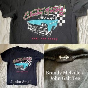 Brandy Melville Electric Motors Tee Shirt